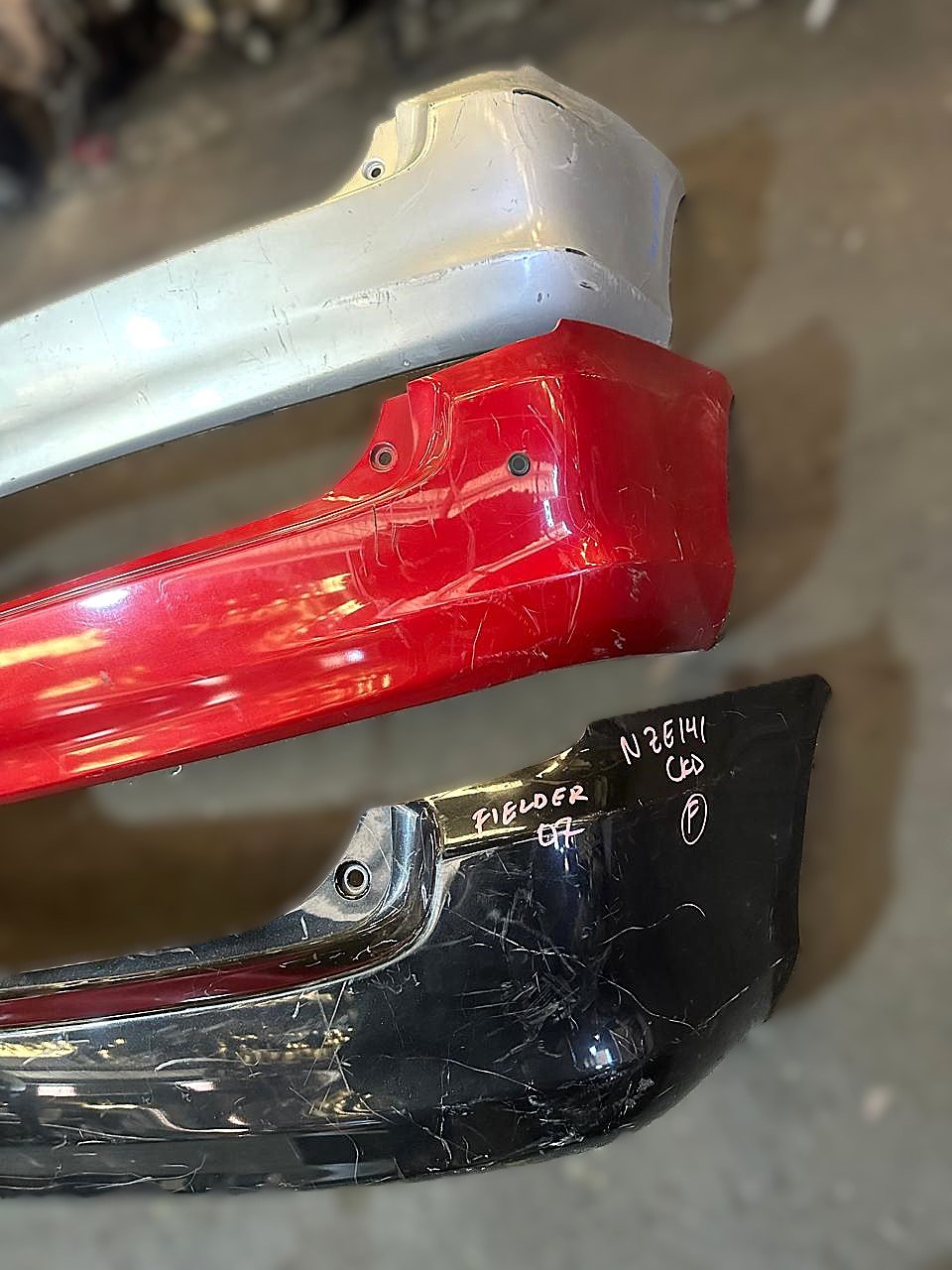 PARACHOQUE POSTERIOR TOYOTA FIELDER - Imagen 2